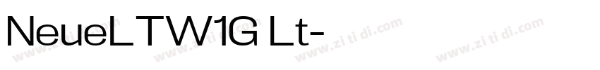 NeueLTW1G Lt字体转换
